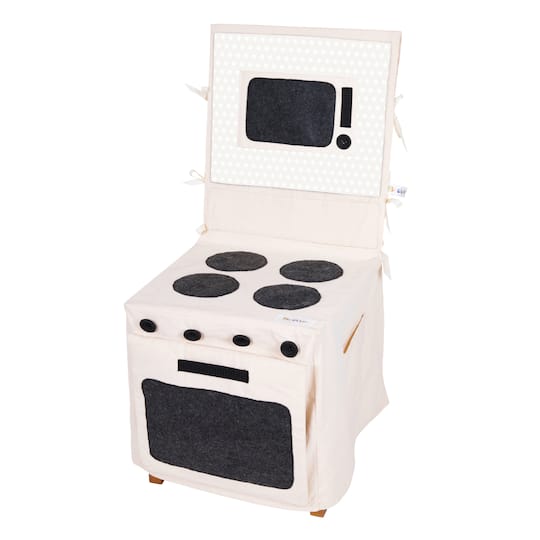 PopOhVer Pretend Play Kitchen Stove Play Set, 3 Piece - Multi
